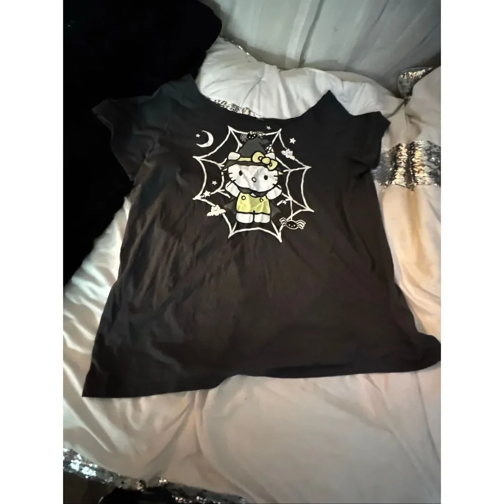 Torrid x hello kitty  plus size 1x Off the shoulder boatneck Jersey Tee shirt to - Picture 3 of 6